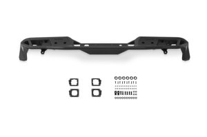 Ford F-150 Rear Bumper - DV8 Offroad - Tube design, Single exhaust models - Micro-texture black powder coat - `21-`26